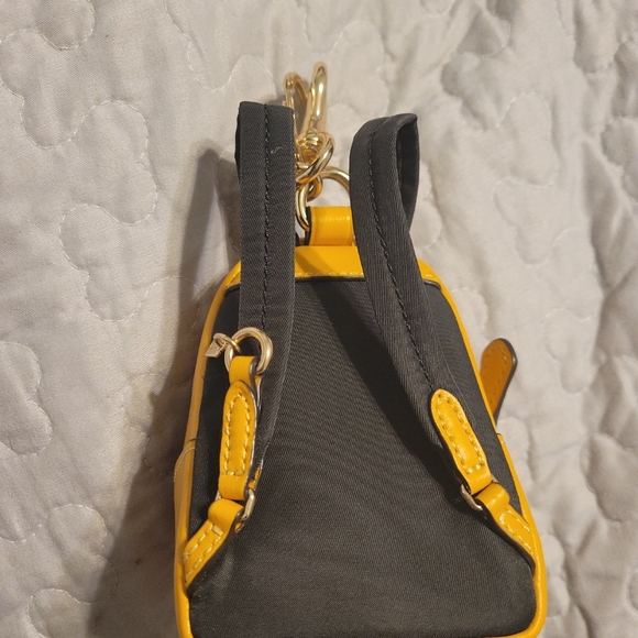 Coach Accessories Coach Mini Court Backpack Bag Charm In Signature Canvas Poshmark